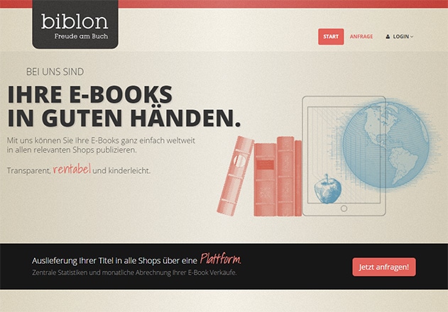 Screenshot biblon.de