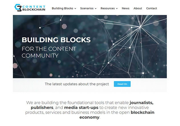 Screenshot content-blockchain.org